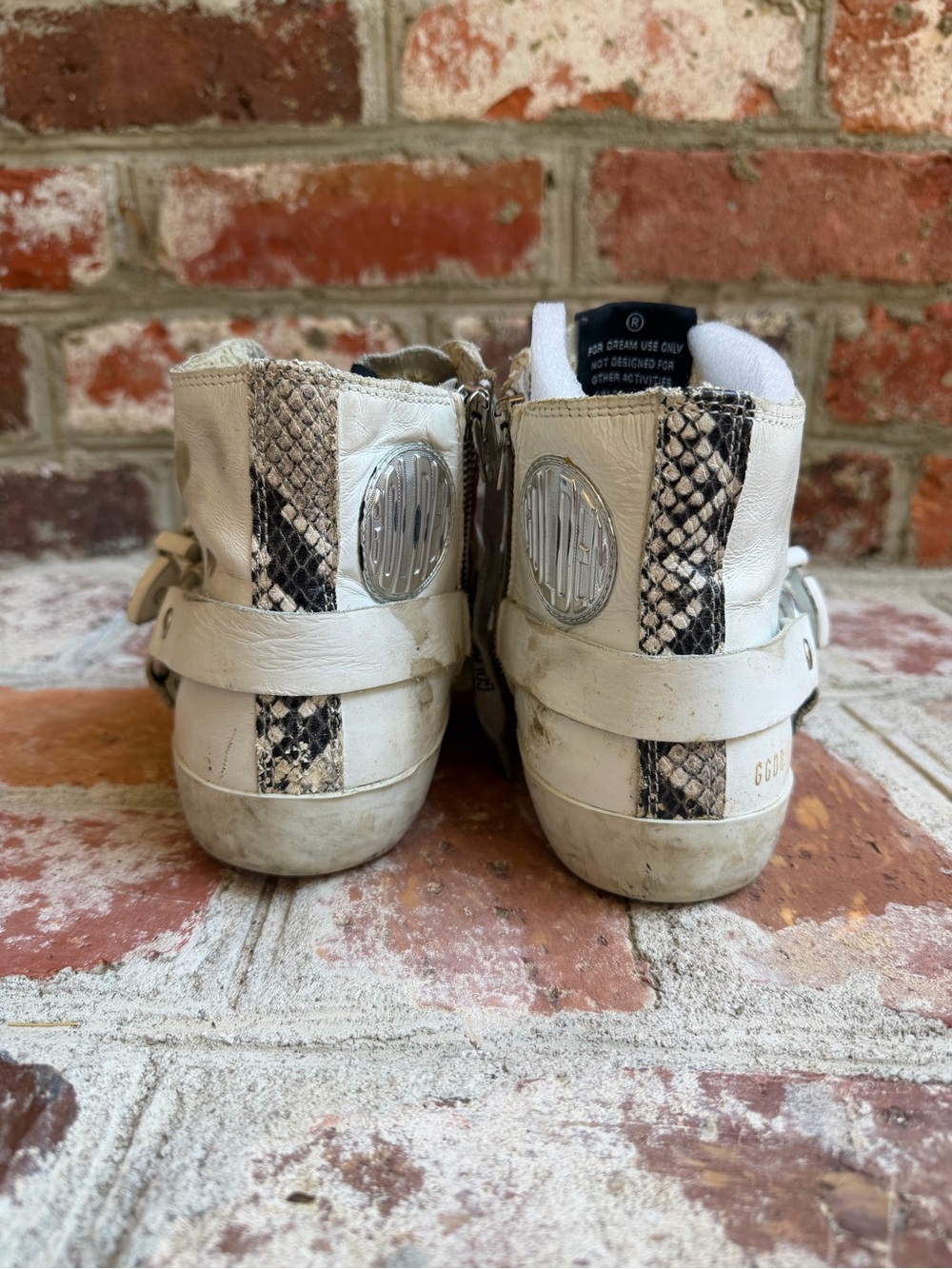 Golden Goose Francy Texas Buckle High Top Sneakers 39 - Picture 5 of 12